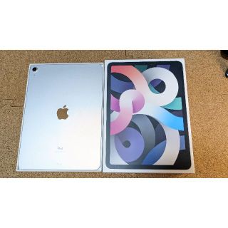 アップル(Apple)の【美品】Apple iPad air 第4世代 64GB Wi-Fi　シルバー(タブレット)