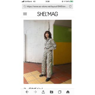 マウジー(moussy)のマウジー　レオパードデニム(カジュアルパンツ)