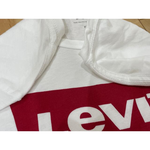 Levi's(リーバイス)のLevi’s Tシャツ　XS  ロゴT 白Tシャツ レディースのトップス(Tシャツ(半袖/袖なし))の商品写真