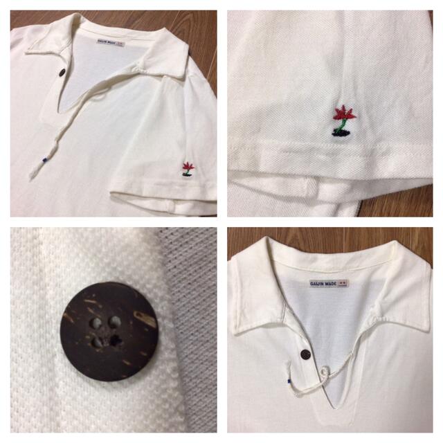 GAIJIN MADE(ガイジンメイド)のGAIJIN MADE ガイジンメイド スキッパーカットソー メンズ 白 M 綿 メンズのトップス(Tシャツ/カットソー(半袖/袖なし))の商品写真
