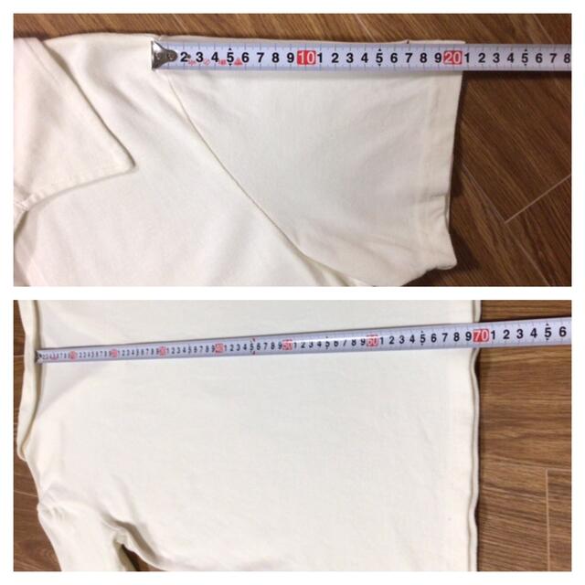 GAIJIN MADE(ガイジンメイド)のGAIJIN MADE ガイジンメイド スキッパーカットソー メンズ 白 M 綿 メンズのトップス(Tシャツ/カットソー(半袖/袖なし))の商品写真