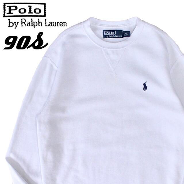 POLO RALPH LAUREN(ポロラルフローレン)のPolo Ralph Lauren ポロラルフローレン カットオフ ロゴ刺繍 レディースのトップス(トレーナー/スウェット)の商品写真