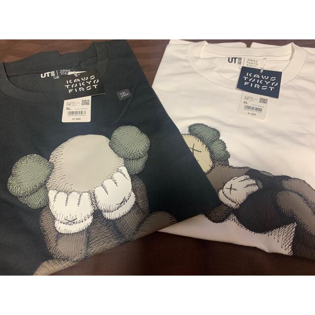 2枚 KAWS UNIQLO カウズ  ユニクロ Tシャツ XL