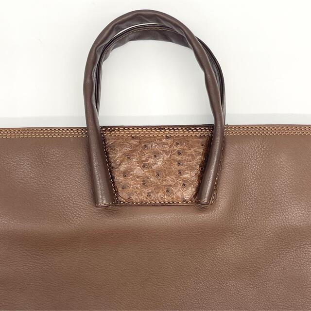 ビジネスバ∫ LOEWE - 極美品 ロエベ オーストリッチ×レザー ミニ