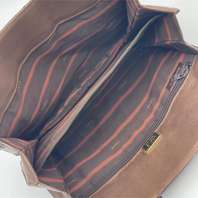 ビジネスバ∫ LOEWE - 極美品 ロエベ オーストリッチ×レザー ミニ