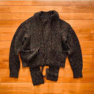 トーガ(TOGA)のTOGA PULLA Tweed Knit Cardigan トーガプルラ(カーディガン)