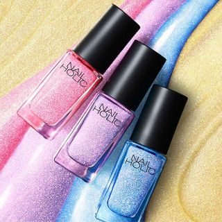 ネイルホリック(NAIL HOLIC)の【ほぼ未使用】ネイルホリック☆PK864 ピンクグリッター(マニキュア)