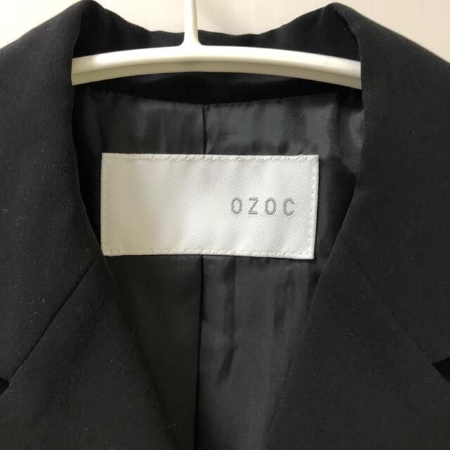 OZOC(オゾック)のOZOC オゾック　パンツスーツ　上下　ブラック レディースのフォーマル/ドレス(スーツ)の商品写真