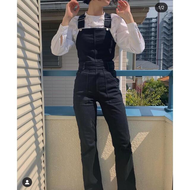 パンツ edit for luluデニムオールインワン36未使用の通販 by ゆきこ's