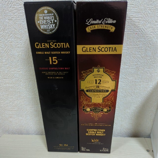 グレン スコシア 15年 12年 ヘビリーチャー & シェリーカスク