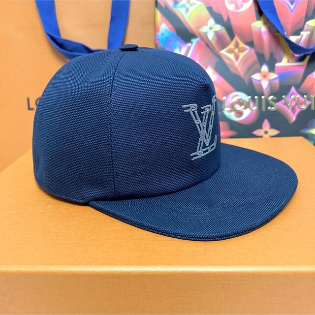 新品 ルイヴィトン キャスケット LV チェーン キャップ CAP ヴァージル