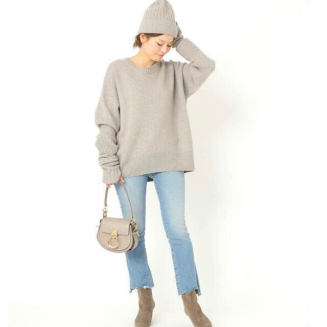 DEUXIEME CLASSE(ドゥーズィエムクラス)のDeuxieme Classe Cashmere Oversized プルオーバ レディースのトップス(ニット/セーター)の商品写真