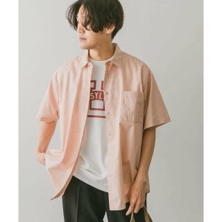 アーバンリサーチドアーズ(URBAN RESEARCH DOORS)の【Pink】コットンレギュラーカラーショートスリーブシャツ(シャツ)