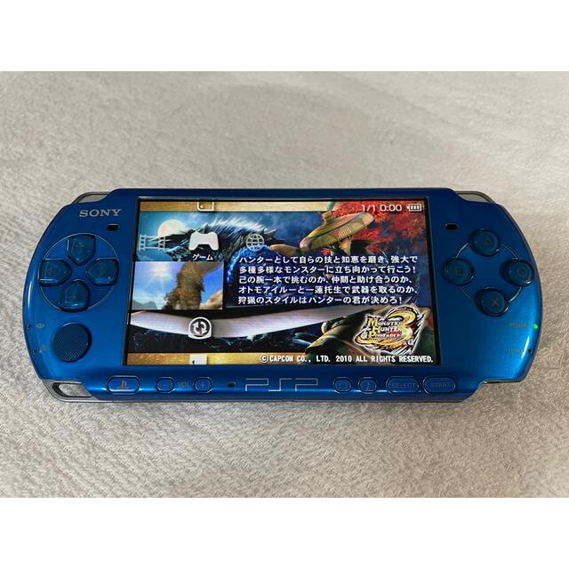 PlayStation Portable - ☆良品☆ PSP-3000 バイブラントブルーの通販