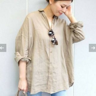 ドゥーズィエムクラス(DEUXIEME CLASSE)のドゥーズィエムクラス WIDE LINEN シャツ(シャツ/ブラウス(長袖/七分))