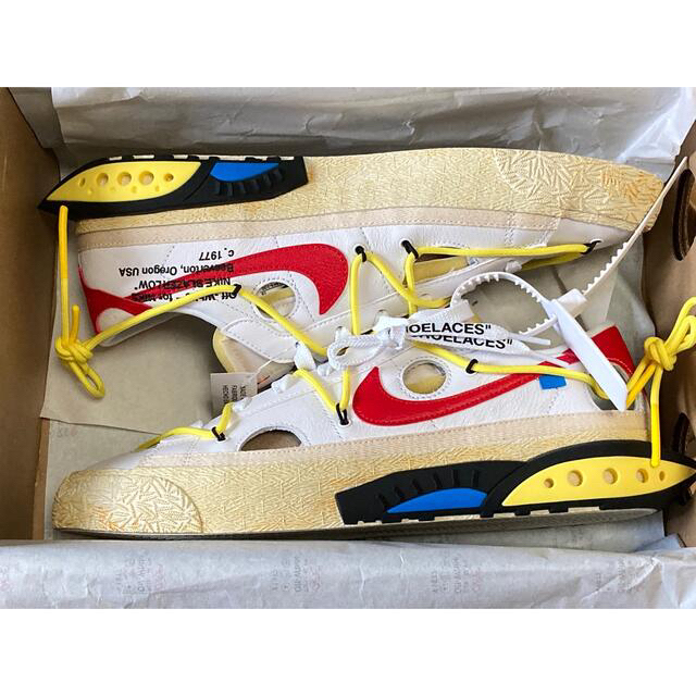 29cm Off-White Nike Blazer Low White Red