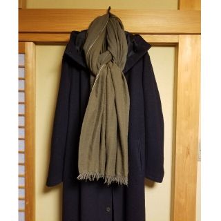 ★訳あり特価 18aw 2重織ニードルパンチマフラー yohjiyamamoto