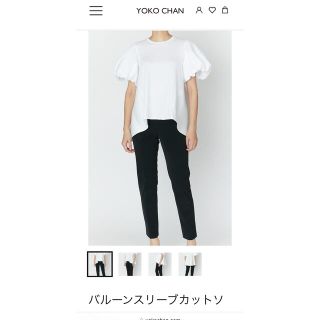 バーニーズニューヨーク(BARNEYS NEW YORK)のゆりこ様専用　yoco chan バルーンスリーブカットソー 40 ホワイト(カットソー(半袖/袖なし))