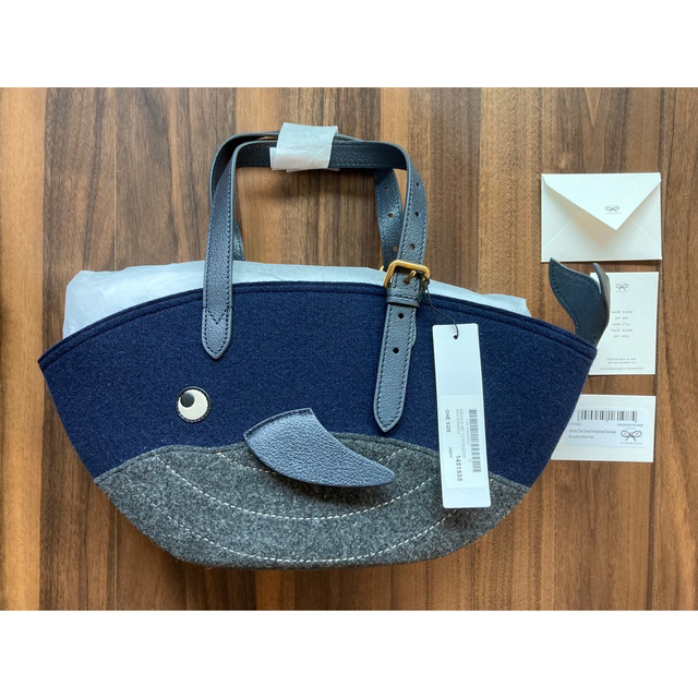 新品未使用】anya hindmarch アニヤハインドマーチ フェルトトート