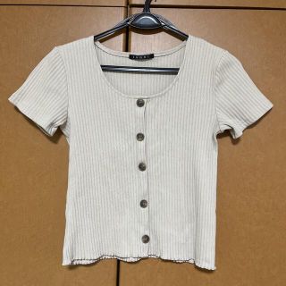 イング(INGNI)のトップス　ベージュ(カットソー(半袖/袖なし))