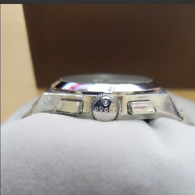 Gucci(グッチ)の美品✨GUCCI　グッチ パンテオン メンズ腕時計 YA115409 メンズの時計(腕時計(アナログ))の商品写真