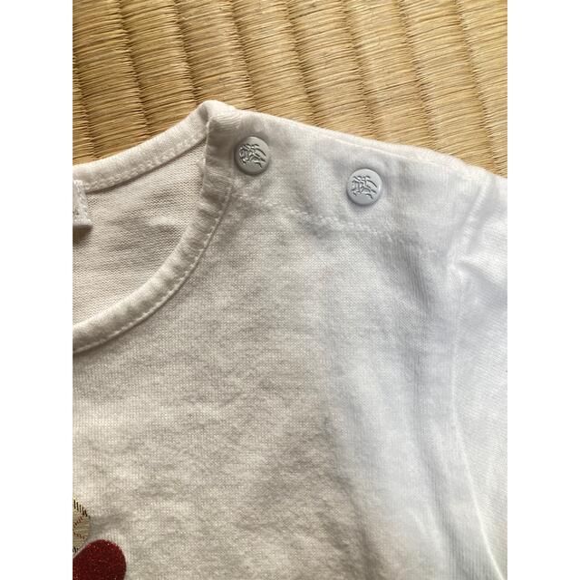 BURBERRY(バーバリー)のバーバリー　女の子　半袖 キッズ/ベビー/マタニティのベビー服(~85cm)(Ｔシャツ)の商品写真