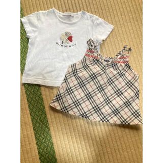 バーバリー(BURBERRY)のバーバリー　女の子　半袖(Ｔシャツ)