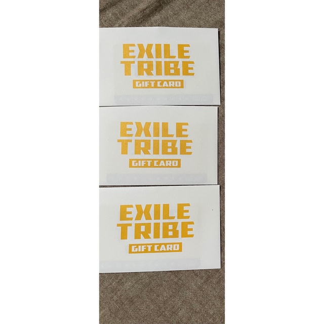 タレントグッズEXILE TRIBE ギフトカード