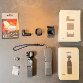 DJI osmo pocket ＋expansion kit(ビデオカメラ)