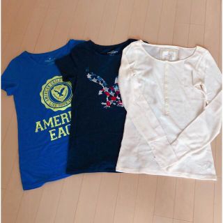 アメリカンイーグル(American Eagle)のアメリカンイーグル　Tシャツ・カットソー　3点セット(Tシャツ(半袖/袖なし))