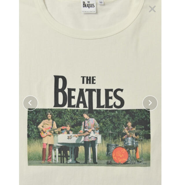 MARKEY'S(マーキーズ)のマーキーズ　Beatles tシャツ 新品タグ付き キッズ/ベビー/マタニティのキッズ服女の子用(90cm~)(Tシャツ/カットソー)の商品写真