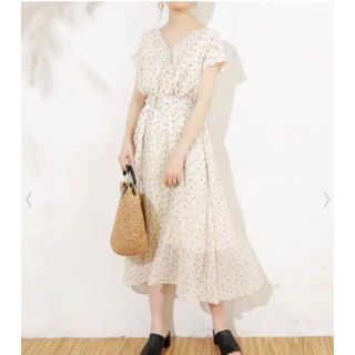 ナチュラルクチュール(natural couture)のカシュクール花柄ワンピース　natural couture(ロングワンピース/マキシワンピース)