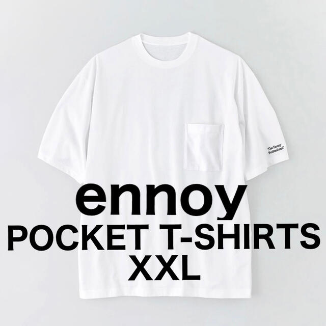 専用　ennoy POCKET T-SHIRTS WHITE × BLACK