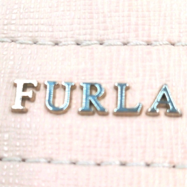 【良品】FURLA フルラ レザートートバッグ  ライトピンク系 本皮