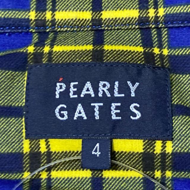 PEARLY GATES(パーリーゲイツ)のパーリーゲイツ 長袖シャツ サイズ4 XL - メンズのトップス(シャツ)の商品写真