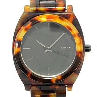 ニクソン(NIXON)のニクソン 腕時計美品  - 16A レディース 黒(腕時計)