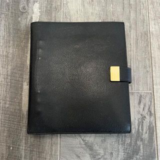 スマイソン(Smythson)のSmythson スマイソン　システム手帳 手帳カバー ペン付 ブラック(手帳)