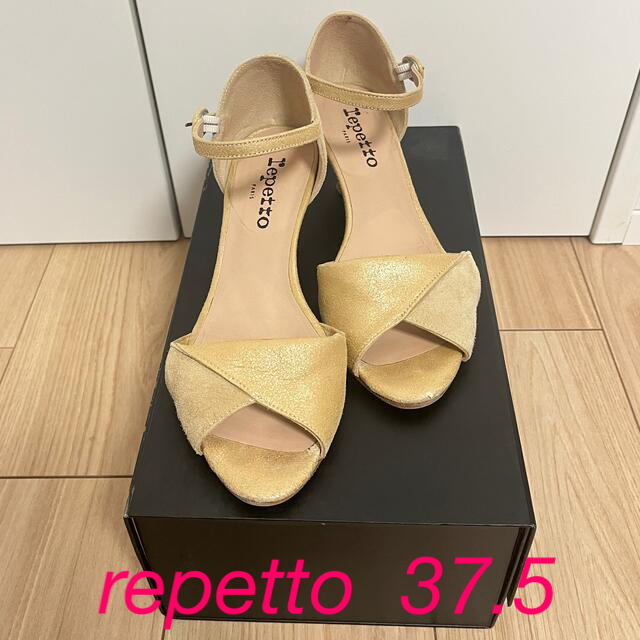 未使用 レペット Repetto トングサンダル ウエッジ 37 23.3cm