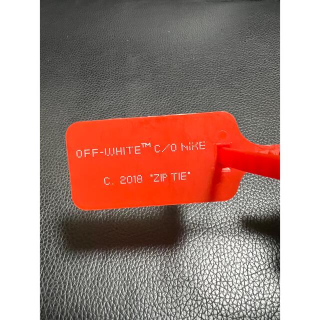 OFF-WHITE(オフホワイト)のOFF-WHITE NIKE "ZIP TIE" カスタムスニーカー用 赤タグ メンズの靴/シューズ(スニーカー)の商品写真