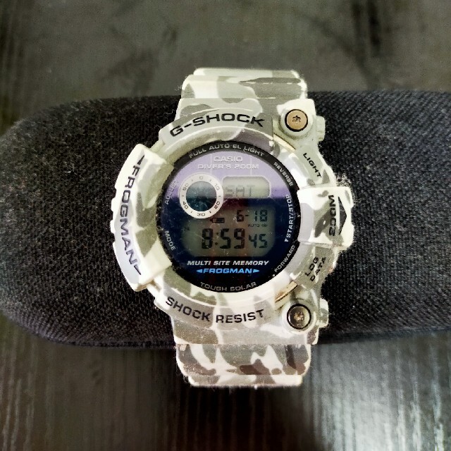 カシオ G-SHOCK フロッグマン GW-200CF-7JF カモフラ