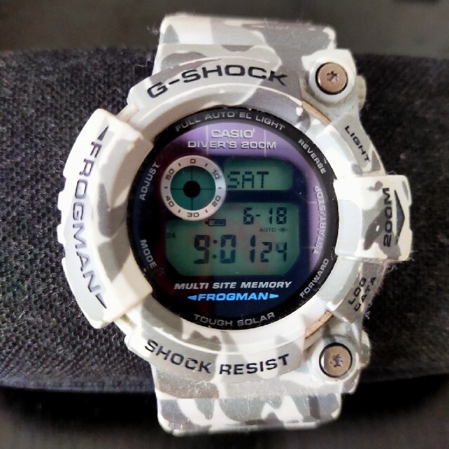 カシオ G-SHOCK フロッグマン GW-200CF-7JF カモフラ