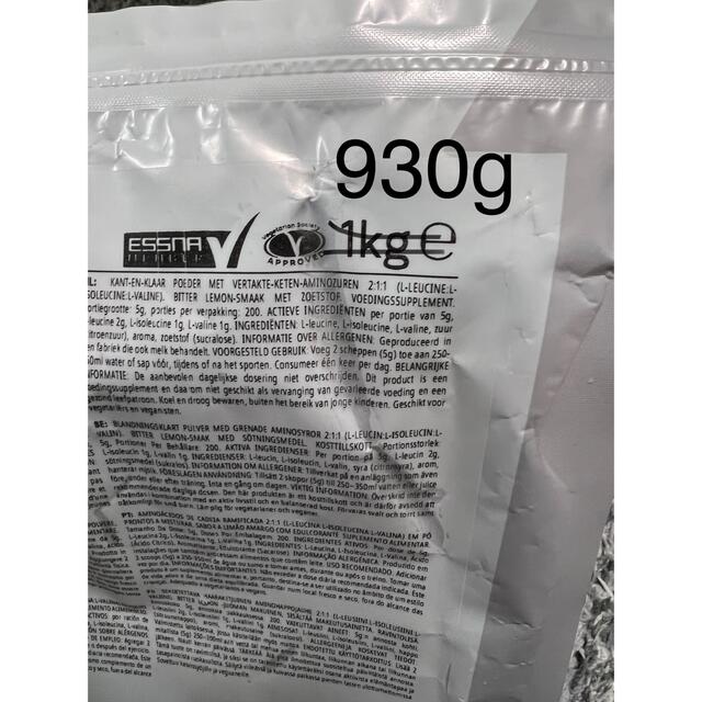 MYPROTEIN(マイプロテイン)の【訳あり品】マイプロテイン BCAA ビターレモン 1kg 残930g   食品/飲料/酒の健康食品(アミノ酸)の商品写真