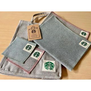 スターバックスコーヒー(Starbucks Coffee)のStarbucks★コットンショッパーバック★ランチョンマット★コースター(テーブル用品)