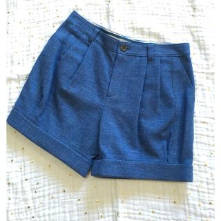 アンタイトル(UNTITLED)の新品 アンタイトル  ショートパンツ ネイビー ブルー M(ショートパンツ)