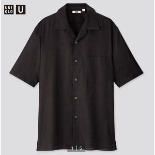 ユニクロ(UNIQLO)のUNIQLO U ユニクロユー　リネンコットンオープンカラーシャツ　XXL(シャツ)