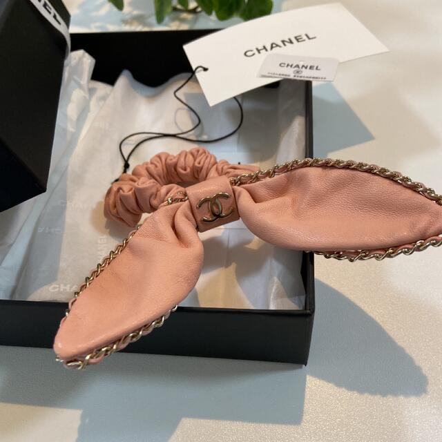 CHANEL - 未使用今季新作 CHANEL シャネル うさ耳リボン レザー