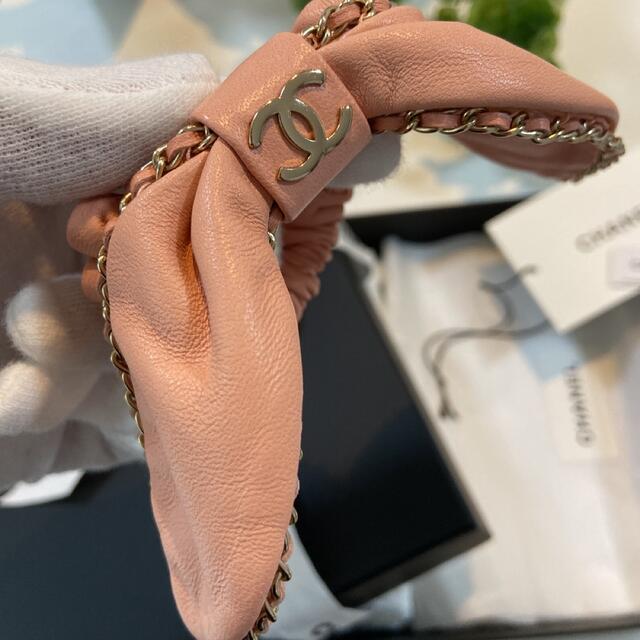 CHANEL - 未使用今季新作 CHANEL シャネル うさ耳リボン レザー