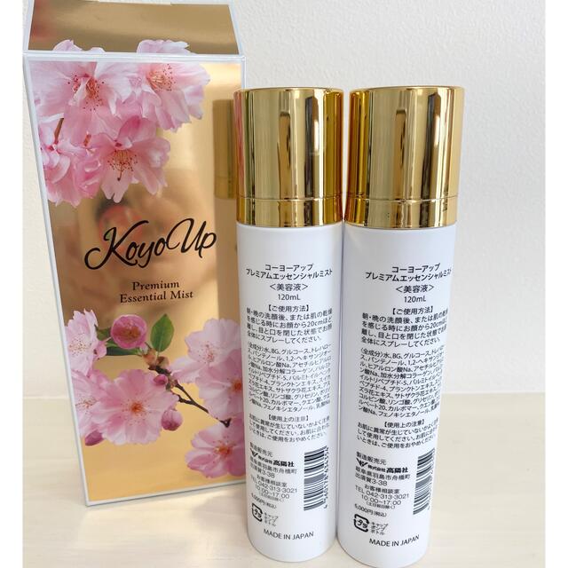 完璧 コーヨーアップ プレミアムエッセンシャルミスト 120ml 2本入 kead.al