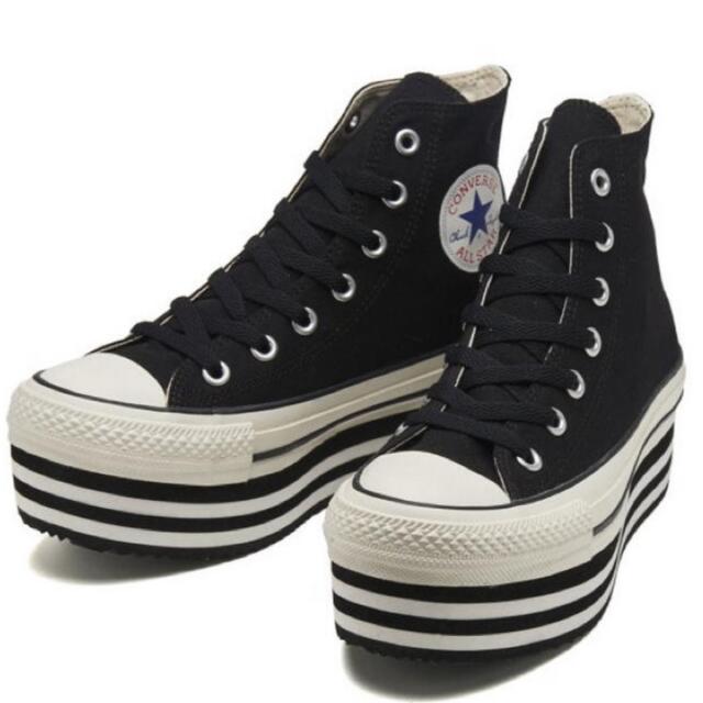 converse チャンキーライン　厚底　ハイカット