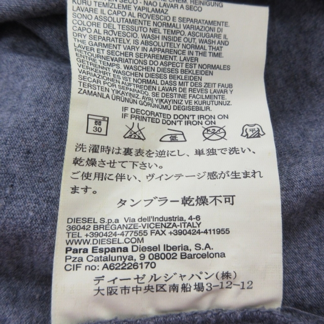 DIESEL(ディーゼル)のDIESEL ディーゼル 半袖Tシャツ メンズのトップス(Tシャツ/カットソー(半袖/袖なし))の商品写真